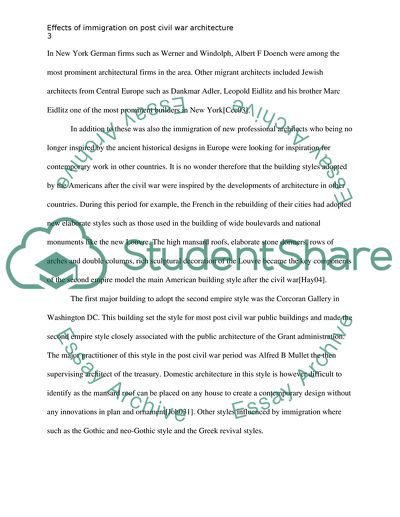 How Immigration and Industrialization Affected Post-Civil War Architecture in America