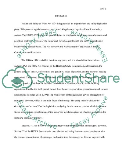 Health and Safety at Work Act 1974