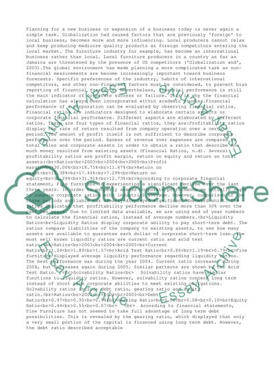 Financial calculation