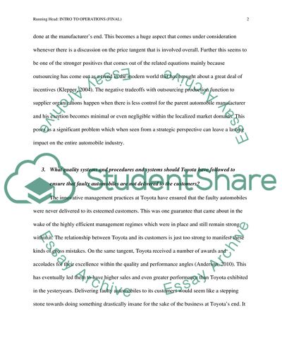Innovative Management Practices and Positive and Negative Tradeoffs of Toyota Company