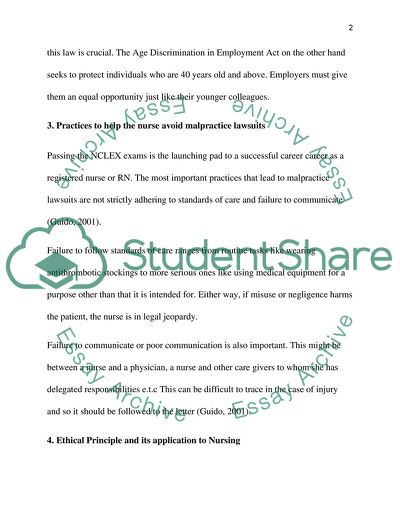 Legal and Ethical Issues in Columbus Hospital Corporation