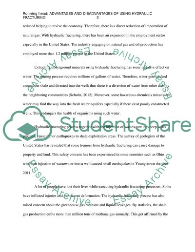 Hydraulic fracturing in the USA