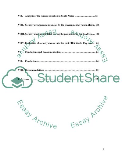 Strategies of the South African Government