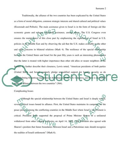 Why is the alliance with Israel so important to the United States/US-Israel Relations