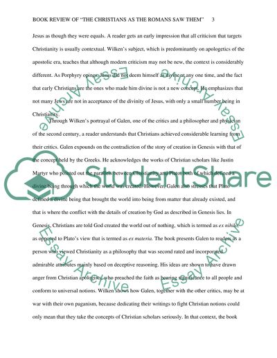 The Christians as the Romans Saw Them