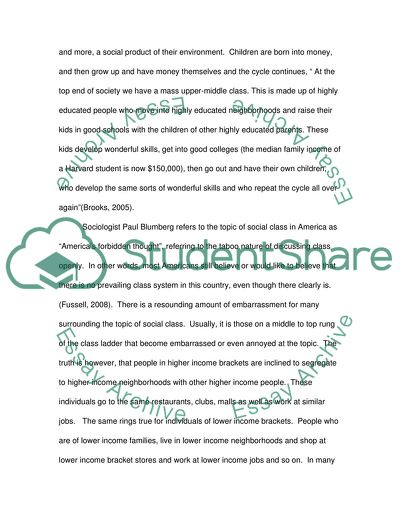 The Stickiness of Social Class Systems in America