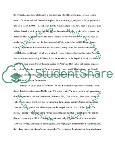 The Popularity of Reality TV with Simon Cowell