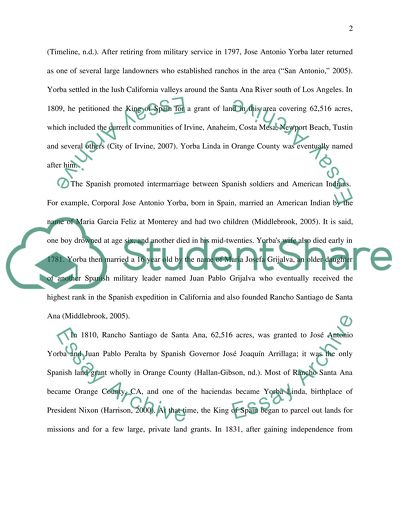 Yorba Family: Prominent Landowners in Orange County