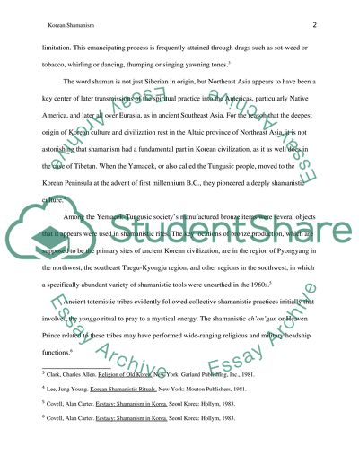 History and Rituals of Korean Shamanism