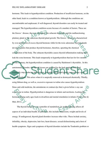 Pathology in Thyroid, Female Pelvis and in Male Testicular