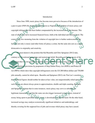 Violation of Copyright Laws