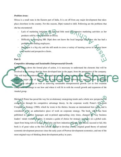 essay example business