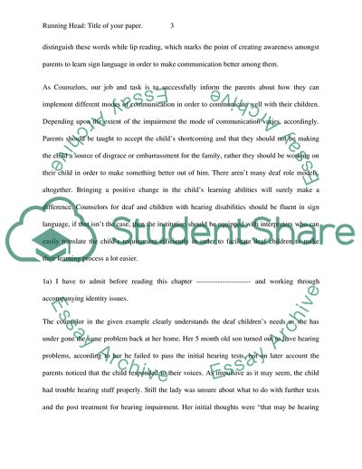 Hearing Problems and Deafness