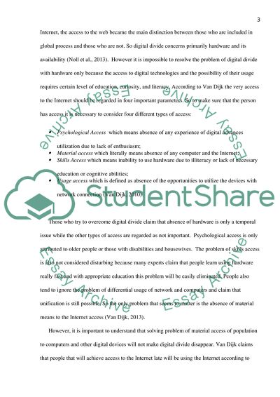 Digital Divides Are an Inevitable Feature of Contemporary Communication Society