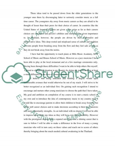 Master of music thesis
