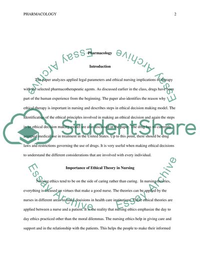 Importance of Ethical Theory in Nursing