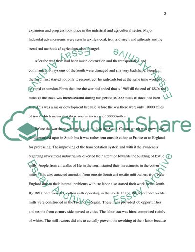 History of the United States: Life After Reconstruction