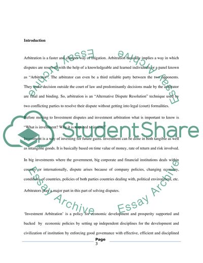 Arbitration of Investment Disputes - A Turkish Perspective