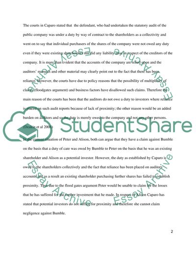 Business Law - The Doctrine of Negligence