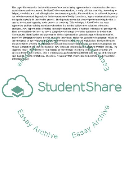 Creative Problem Solving