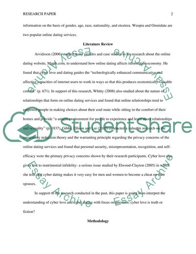 Cyber Love - Truth or Fiction