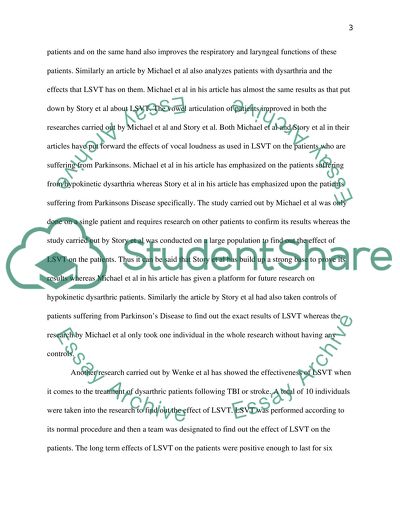 Lee Silverman Voice Treatment (LSVT)