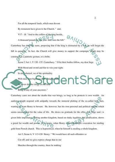 Henry V and The Rover