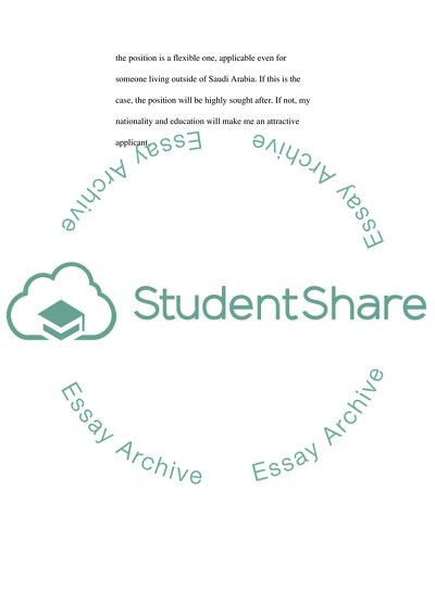 Placement Portfolio and Interview