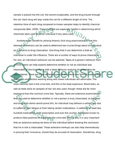 Forensic Examination of Illegal Drugs