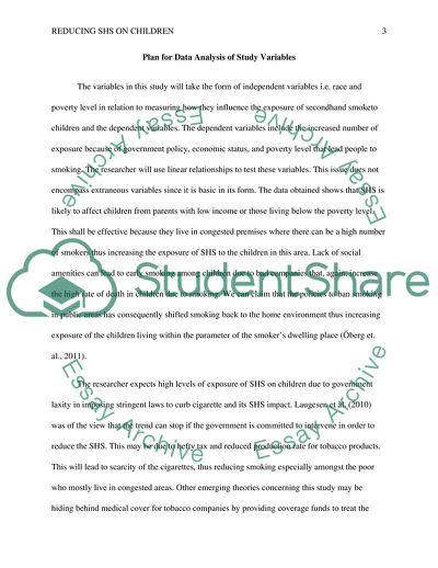 Reducing Secondhand Smoke on Children