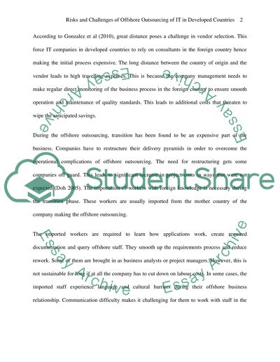 The Four Main Types of Offshore Outsourcing