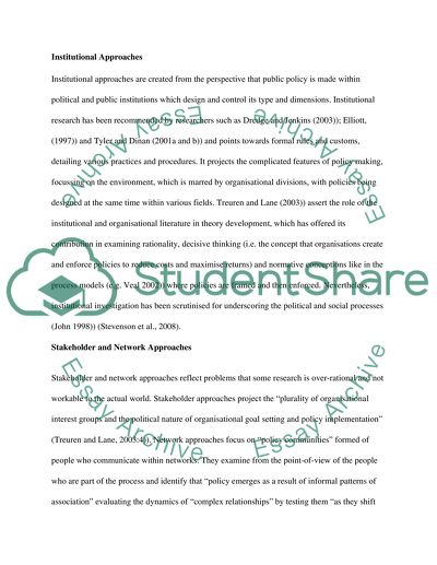 Approaches and Techniques for Tourism/Aviation Policy