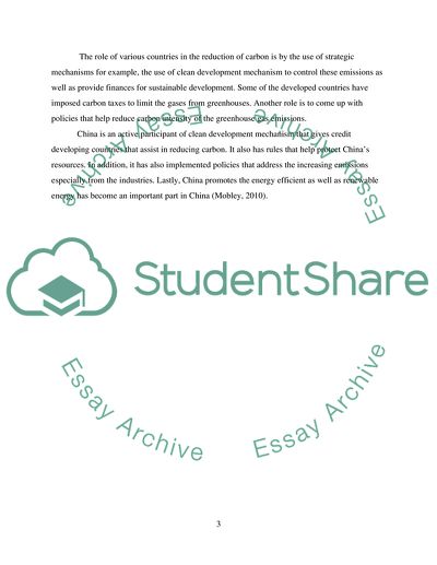 Climate change reflection (2 pages)