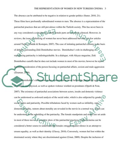 The Representation of Women in New Turkish Cinema