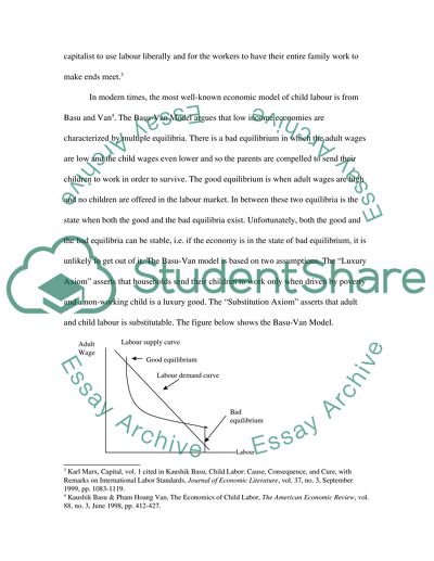 Child Labour in Developing Economies