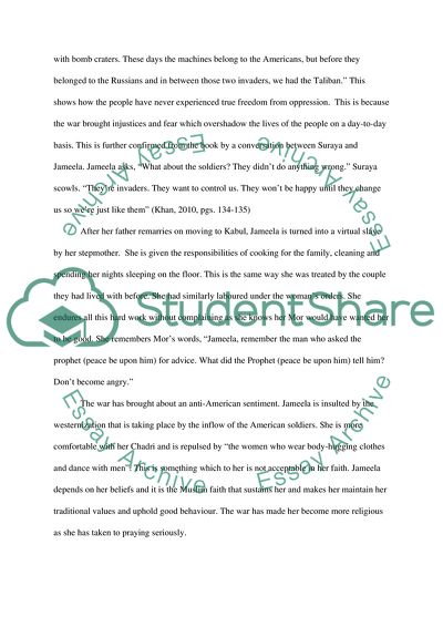 Impact of War on Jameelas Life