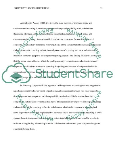 Enhancing Corporate Image and Credibility with Stakeholders