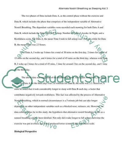 Alternate Nostril Breathing Method