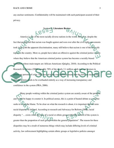 Race and Criminal Justice