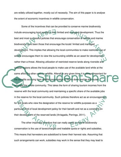 Wildlife exploitation