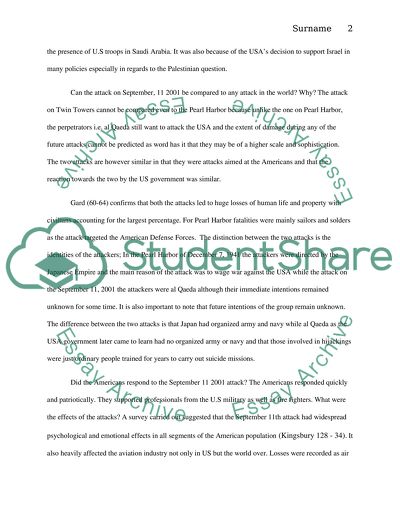 Terrorist attacks aimed at the USA