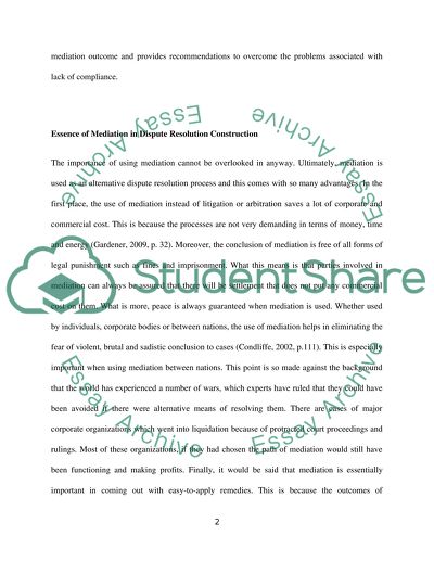 Overview of Mediation Processes in the UAE