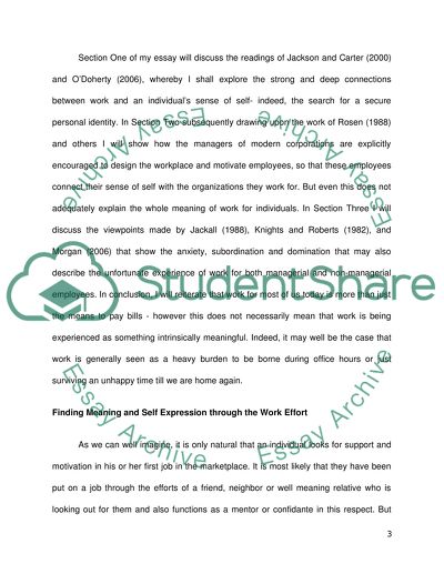For most people, working is simply a means to pay the bills, it has no intrinsic worth. Discuss