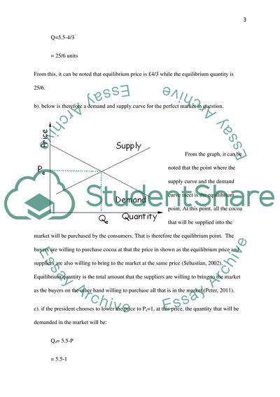 The Perfect Competition Type of Market