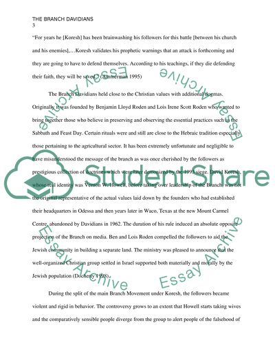 The Raid on the Branch of Davidians