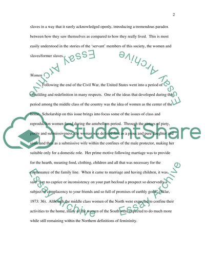 The Culture of Old South - Myths and Reality