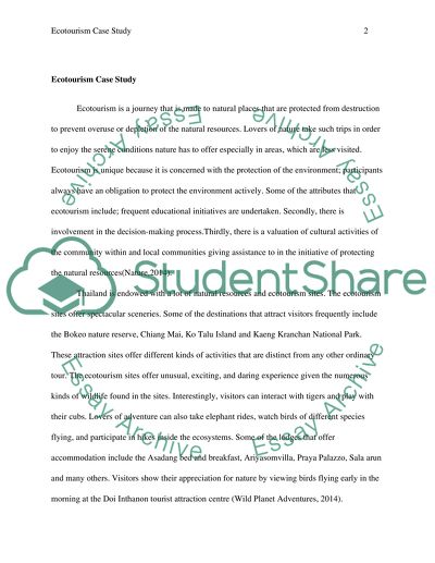 Ecotourism in Thailand