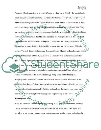Modern Science Essay Has Islam Played A Role In The Practice Of Female Genital Mutilation Essay On Newspaper In Hindi also Essay Paper Writing Services Has Islam Played A Role In The Practice Of Female Genital Mutilation Essay Proposal Template