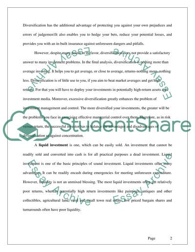 Long-Term Financial Options