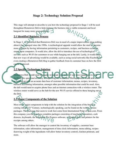 Stage 2 Of Updating Hometown Deli